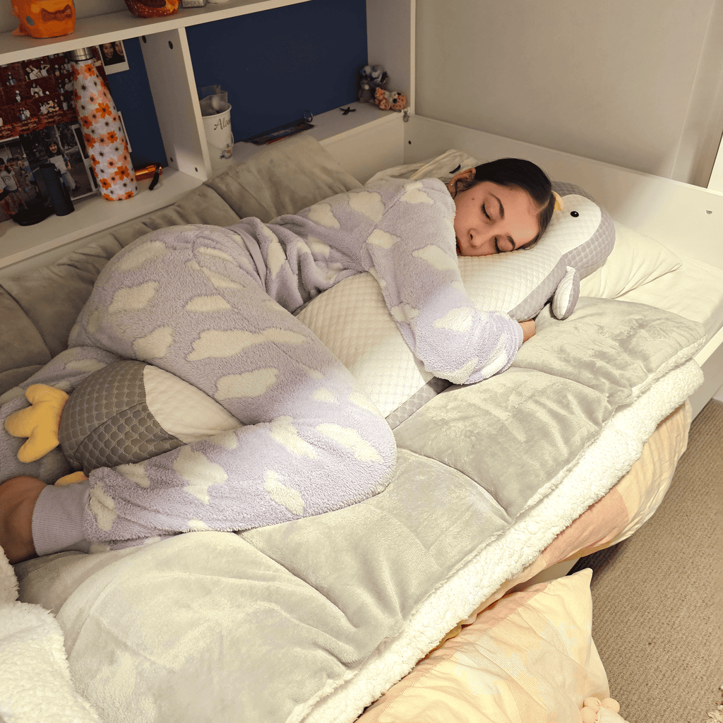 Sensory Support Cooling Blanket Cuddle Penguin Body Cushion