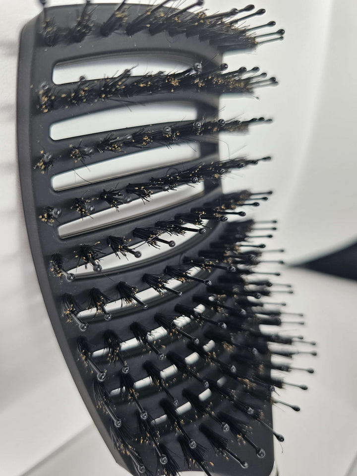 Sensory Support Hair Brush Black Detangle Brush