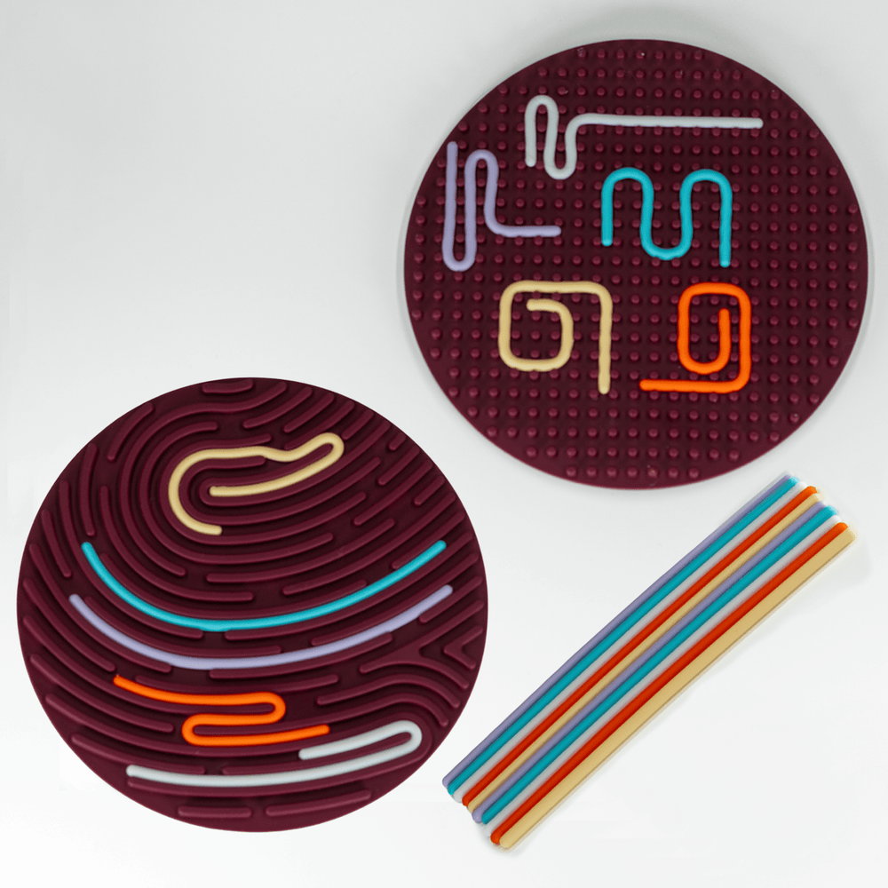 Sensory Support Hand Function Circle / Brown Sensory Play Board