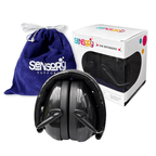 Sensory Support Hearing Protection Black Ear Defenders