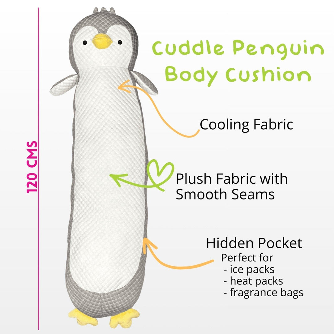 Sensory Support Pillow Cuddle Penguin Cooling Body Cushion