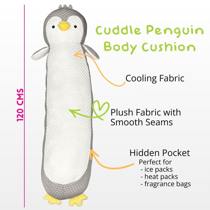 Sensory Support Pillow Cuddle Penguin Cooling Body Cushion