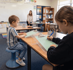 Sensory Support School & Classroom Wobble & Wriggle Stool: Active Seating for Kids