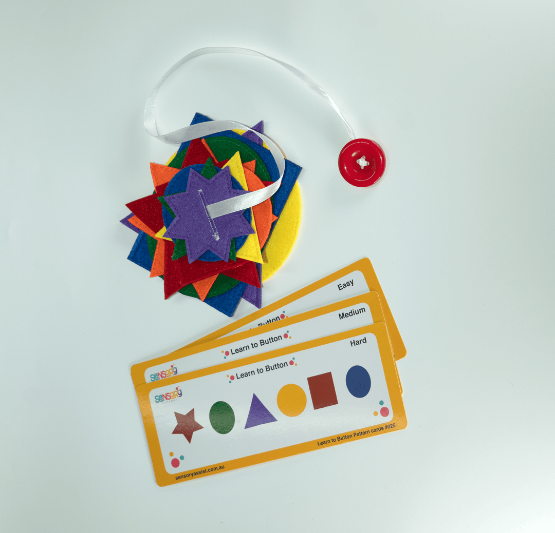 Sensory Support Sensory Bite Band Button Pizzazz Learn to Button
