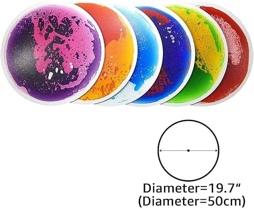 Sensory Support Sensory Floor Tiles Round Liquid Floor Tiles | Set of 6