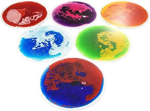 Sensory Support Sensory Floor Tiles Round Liquid Floor Tiles | Set of 6