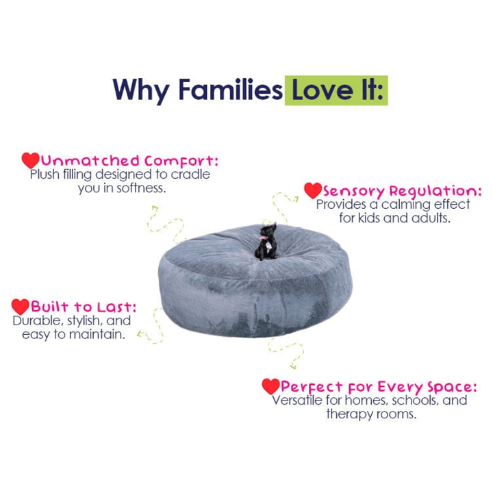 Sensory Support Sensory Pod Sensory Pod Plush filled beanbag