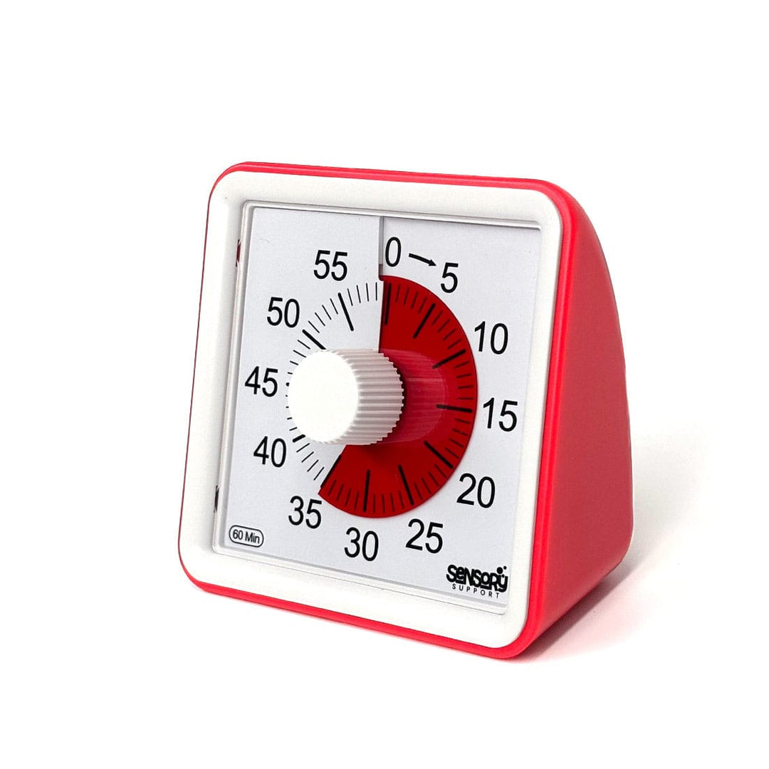 Sensory Support Timer Red Time Time Keeper Visual Timer