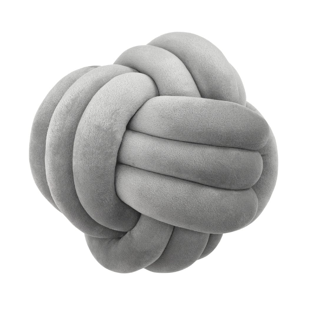 Sensory Support Weighted Therapy Light Grey Weighted Knot Ball for Sensory Relief