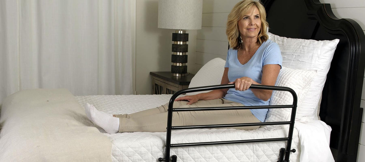 Stander Bedroom & Home Supports Stander 30 Inch Safety Bed Rail with Pouch