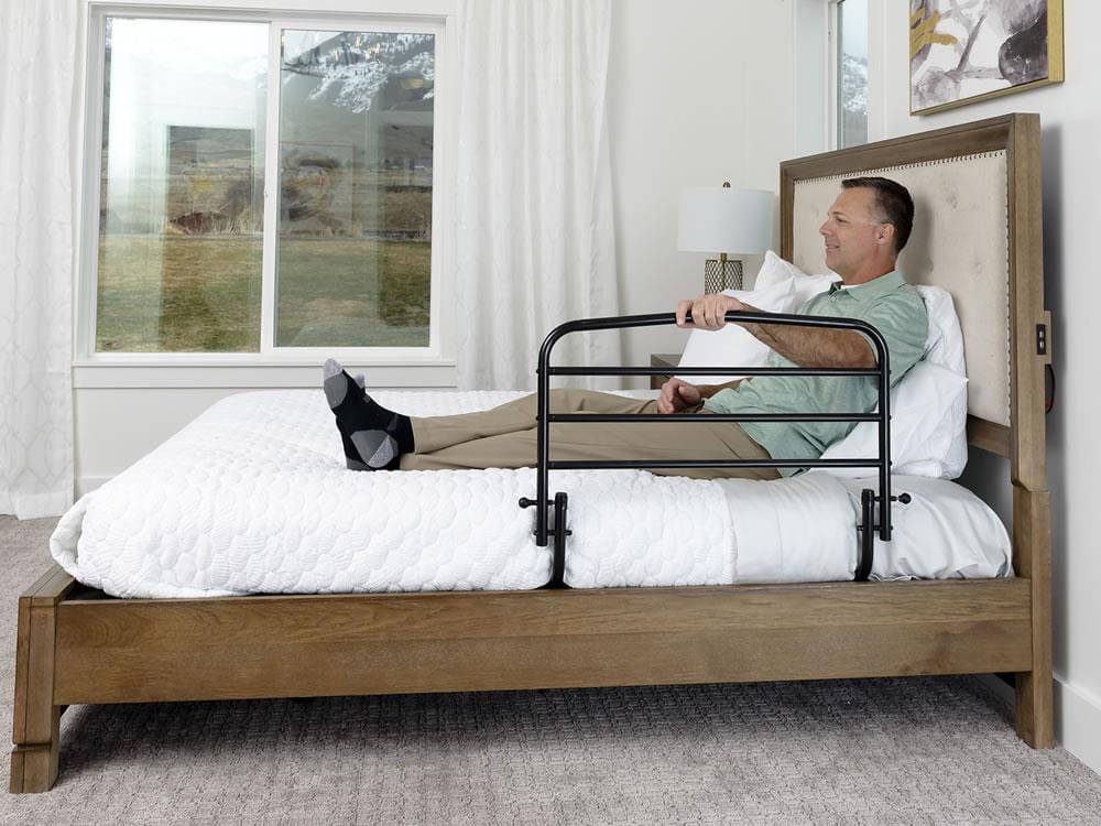 Stander Bedroom & Home Supports Stander 30 Inch Safety Bed Rail with Pouch