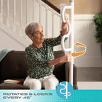 Stander Bedroom & Home Supports Stander Wonder Pole Plus (Security Pole Curved Grab Bar)