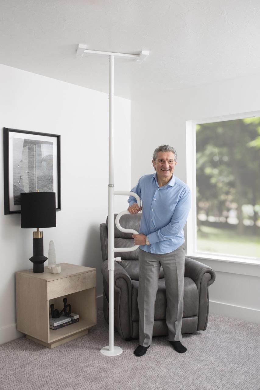 Stander Bedroom & Home Supports Stander Wonder Pole Plus (Security Pole Curved Grab Bar)