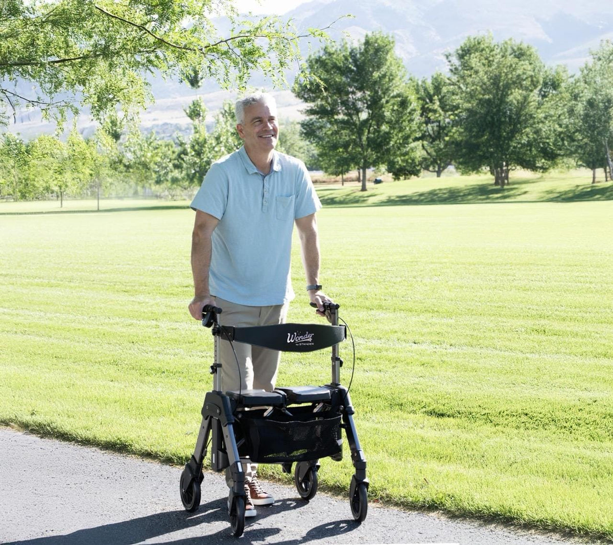 Stander Mobility Aids Stander Wonder Rollator Heavy-Duty