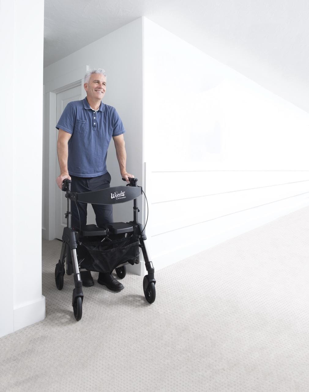 Stander Mobility Aids Stander Wonder Rollator Heavy-Duty