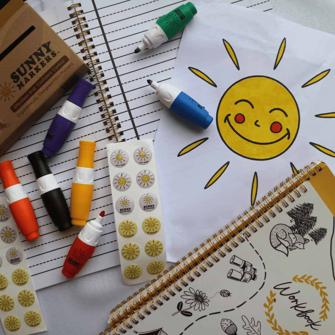 Sunny Markers School & Classroom Sunny Markers™ – Ergonomic Markers Designed for Development