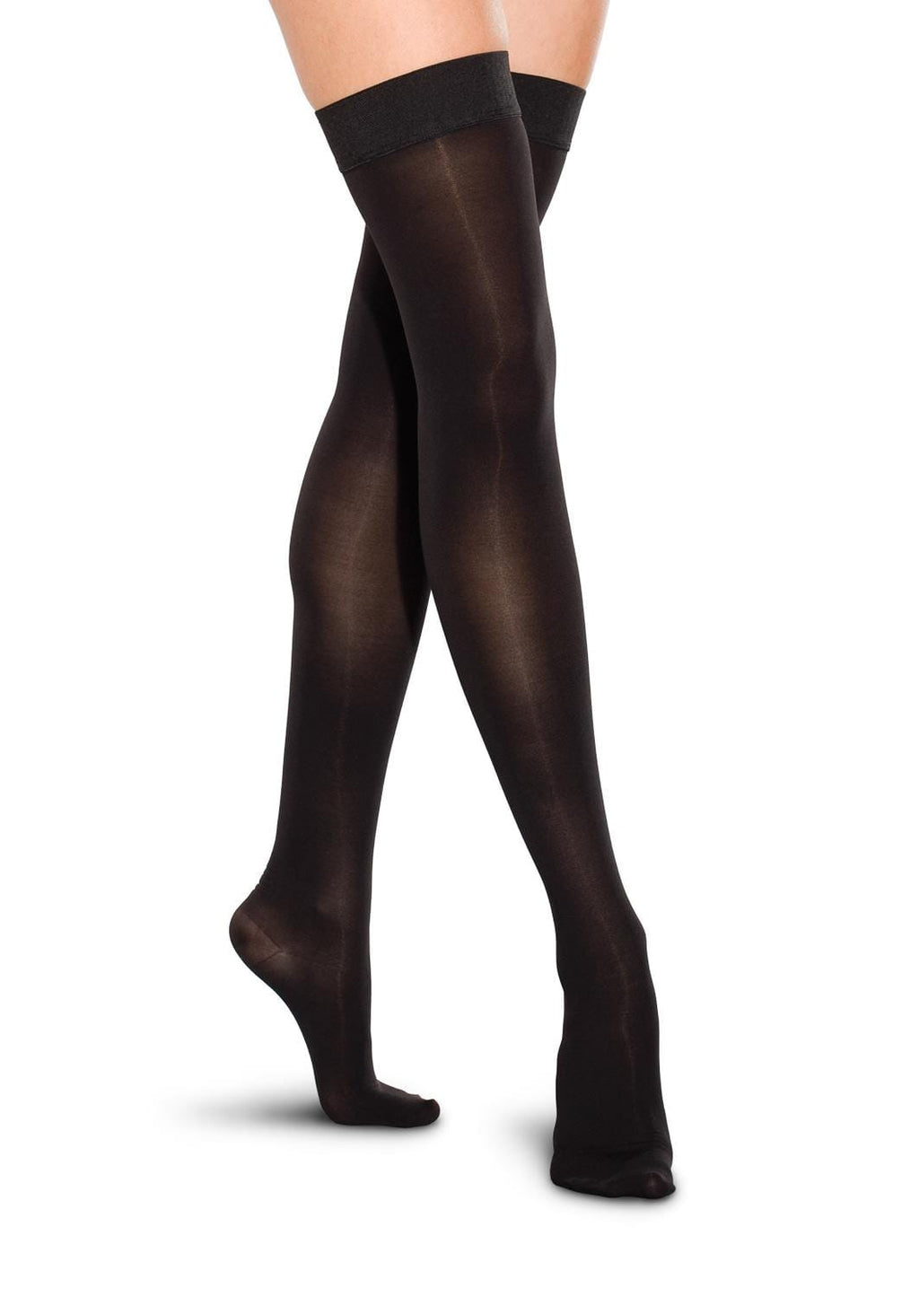 Therafirm Compression Wear Therafirm Unisex Thigh-High Stockings Closed Toe Mild Support 15-20mmHg
