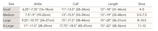 Therafirm Compression Wear Therafirm Womens Trouser Socks Mild Support 15-20mmHg