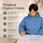 Unwynd Sensory Hoodies Unwynd Drift Hoodie™ – Premium 100% Cotton Sensory Hoodie