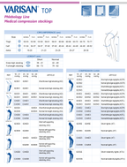 Varisan Compression Wear Varisan Knee High TOP Stockings Normal Ccl.2 (Open Toe) 6A4N1