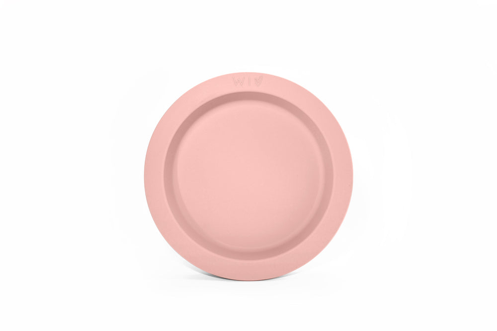 Wild Indiana Silicone Plate Blush Fancy Silicone Dinner Plate by Wild Indiana