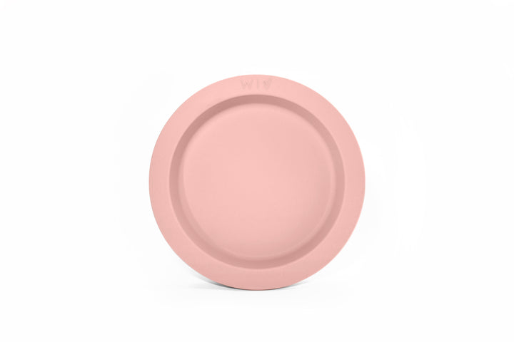 Wild Indiana Silicone Plate Blush Fancy Silicone Dinner Plate by Wild Indiana