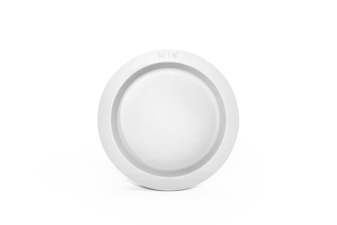 Wild Indiana Silicone Plate Snow Fancy Silicone Dinner Plate by Wild Indiana